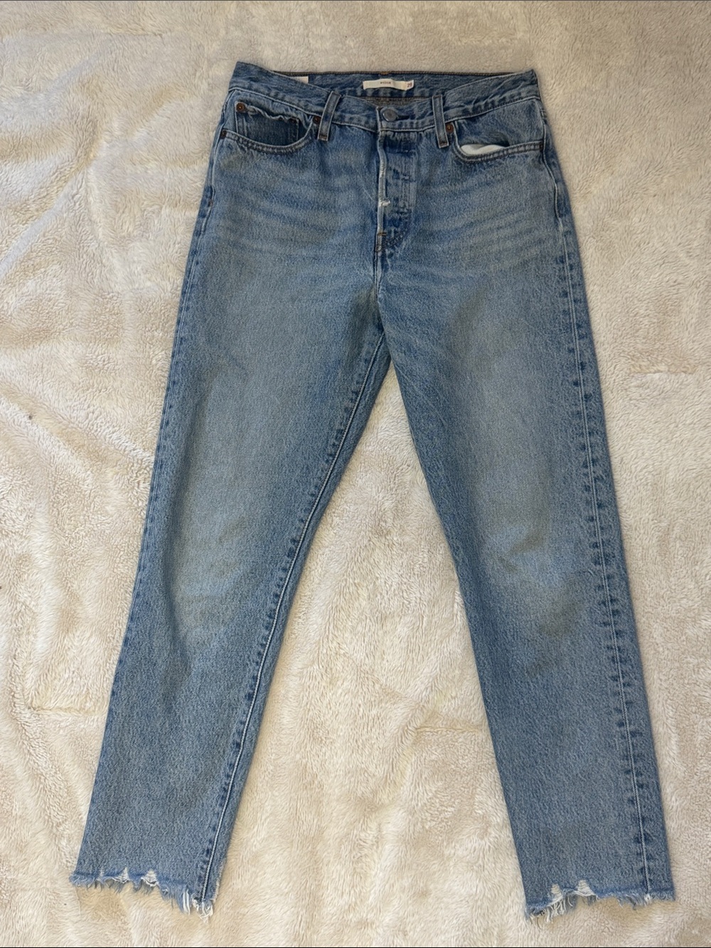 Levi Premium Wedge Light Wash Jeans Size 29